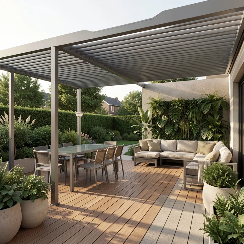 Aménagement terrasse jardin : guide complet, plantes et structures