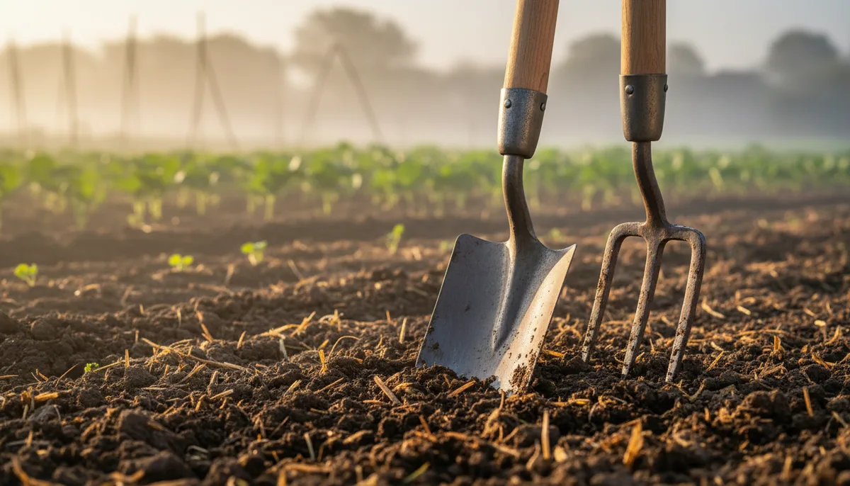 Quel outil utiliser pour retourner la terre du jardin